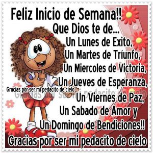 Imágenes de buenos días feliz inicio de semana para WhatsApp celular