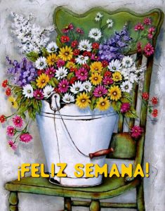 Inicio De Semana Con Flores Para Whatsapp Celular
