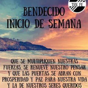Inicio de semana cristiano