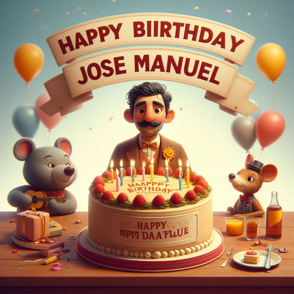 Jose Manuel 3 - Feliz Cumpleaños Jose Manuel