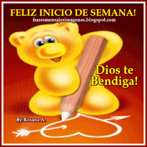 Lindo inicio de semana para WhatsApp celular