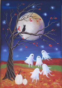 calabazas de halloween para dibujar para celular