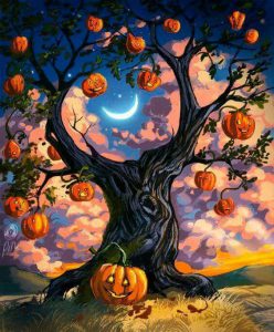 Dibujos de calabazas para colorear e imprimir para celular