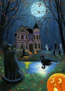 dibujos de terror de halloween para celular