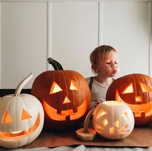 Fotos de maquillaje de día de muertos para niños para celular