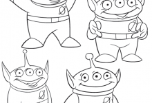 Photo of Dibujos Para Colorear 4 Marcianos