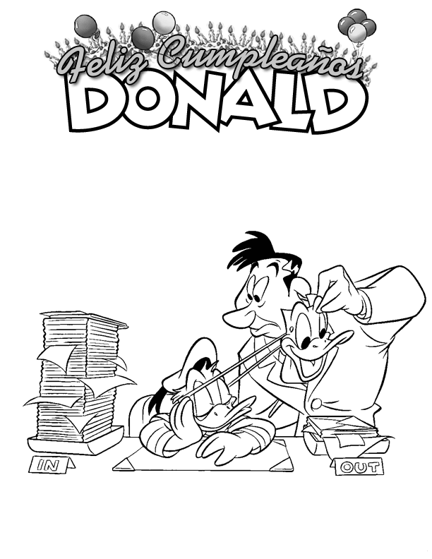 Dibujos Para Colorear A Donald Le Pillan Durmiendo - Dibujos Para Colorear A Donald Le Pillan Durmiendo