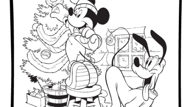 Photo of Dibujos Para Colorear Arbol De Navidad , Mikey Pluto