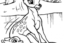 Photo of Dibujos Para Colorear Bambi Y Tambor-1