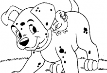 Photo of Dibujos Para Colorear Dalmata Con Pajaro