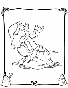 Dibujos Para Colorear Donald Y El Aguinaldo