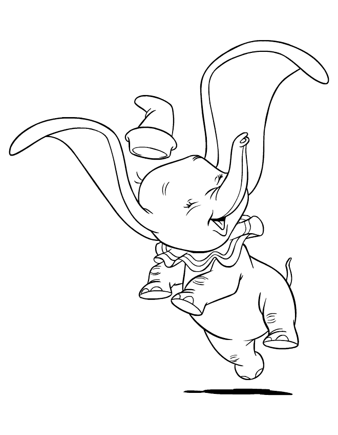 Dibujos Para Colorear Dumbo Orejotas - Dibujos Para Colorear Dumbo Orejotas