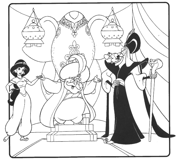 Dibujos Para Colorear El Rey La Princesa Y El Mago - Dibujos Para Colorear El Rey La Princesa Y El Mago
