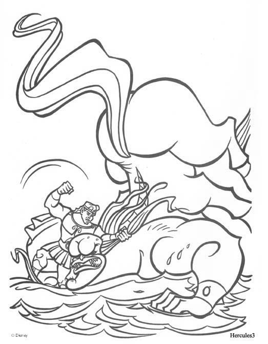 Dibujos Para Colorear Hercules Derrota Ciclope - Dibujos Para Colorear Hercules Derrota Ciclope