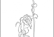 Photo of Dibujos Para Colorear MONO SABIO
