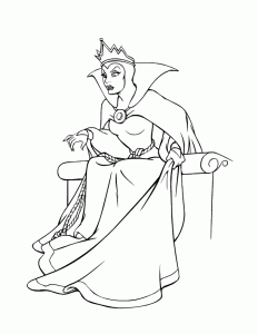 Dibujos para colorear madrastra Cenicienta
