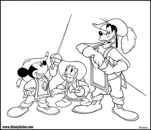 Dibujos Para Colorear Mosqueteros