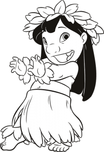 Dibujos Para Colorear Niña Jaguallana