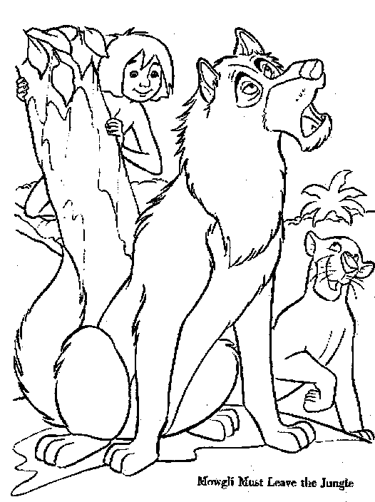 Dibujos Para Colorear Nino.Lobo Y Pantera - Dibujos Para Colorear Niño.Lobo Y Pantera