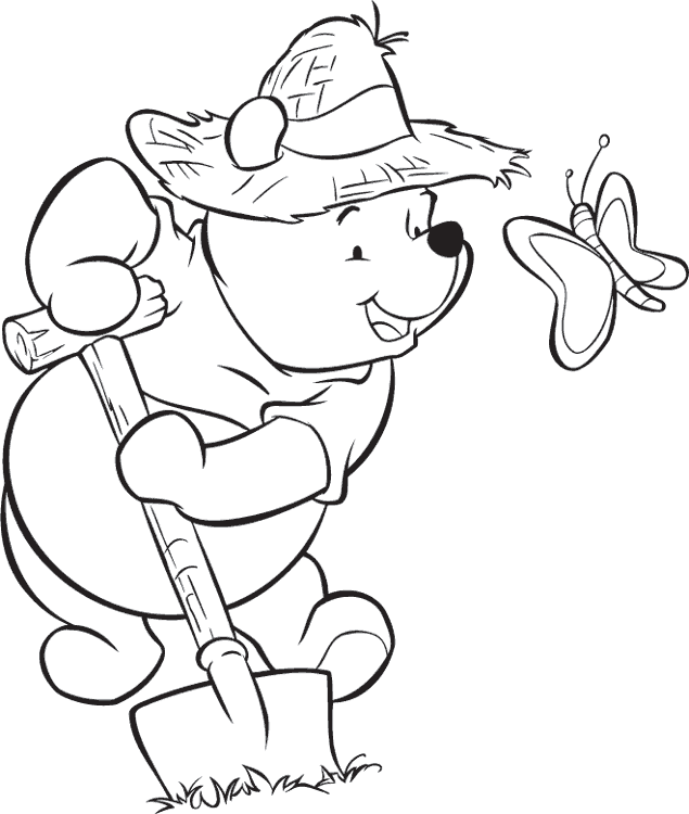 Dibujos Para Colorear Pooh Campesino - Dibujos Para Colorear Pooh Campesino