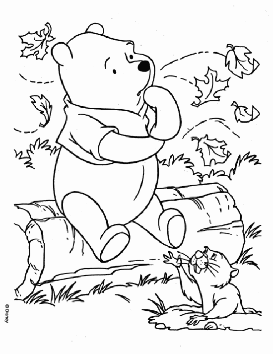 Dibujos Para Colorear Pooh Pensativo - Dibujos Para Colorear Pooh Pensativo