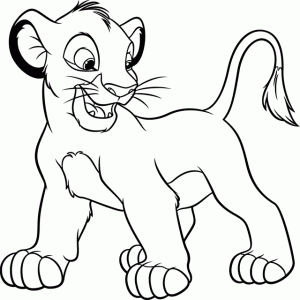Dibujos para colorear Rey León 2