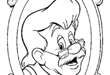 Photo of Dibujos Para Colorear Retrato Gepeto