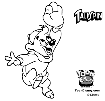 Dibujos Para Colorear Talespin - Dibujos Para Colorear Talespin