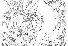 Photo of Dibujos Para Colorear Tarzan Mono Elefante