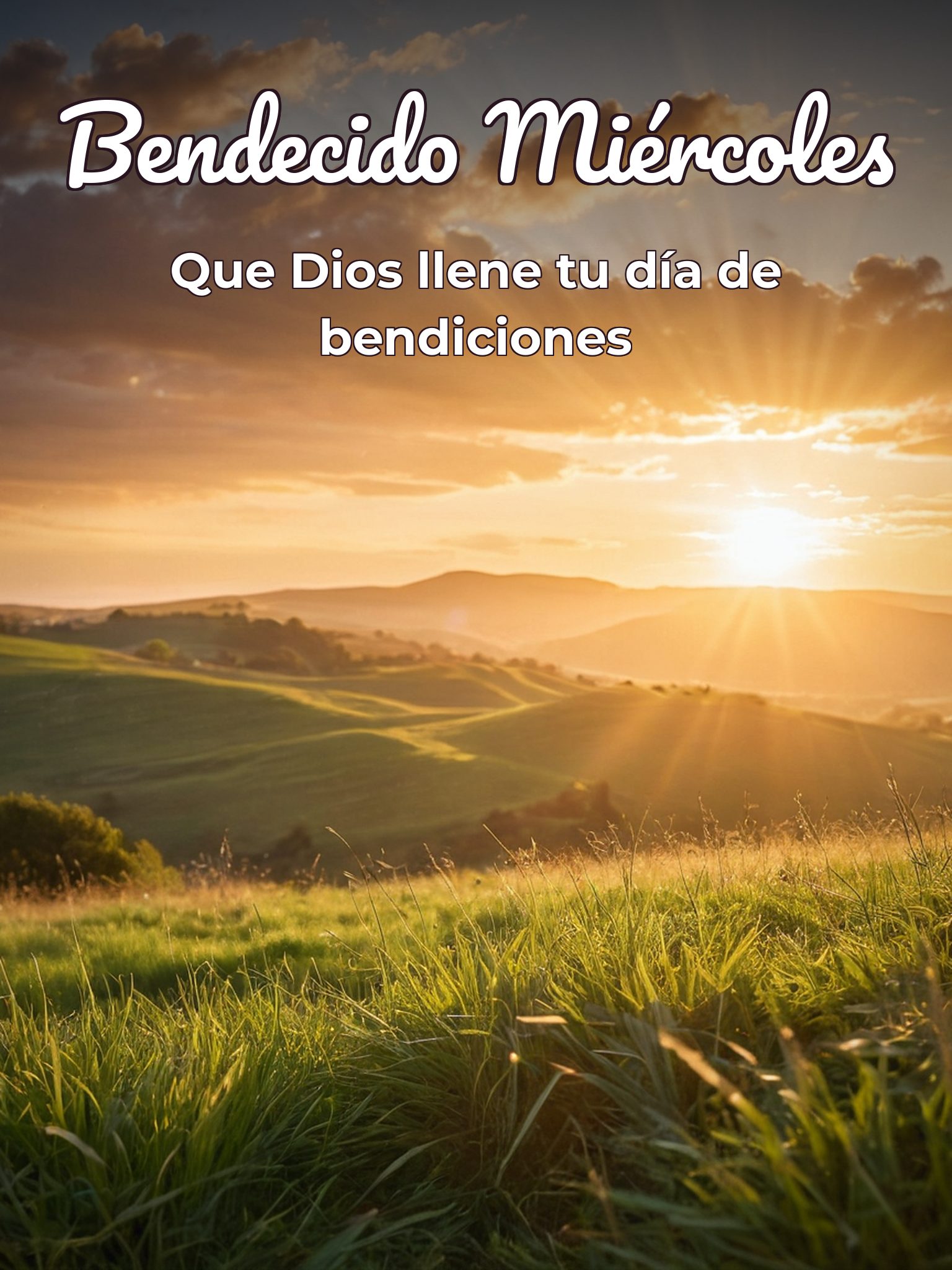 Bendecido miércoles para Facebook gratis