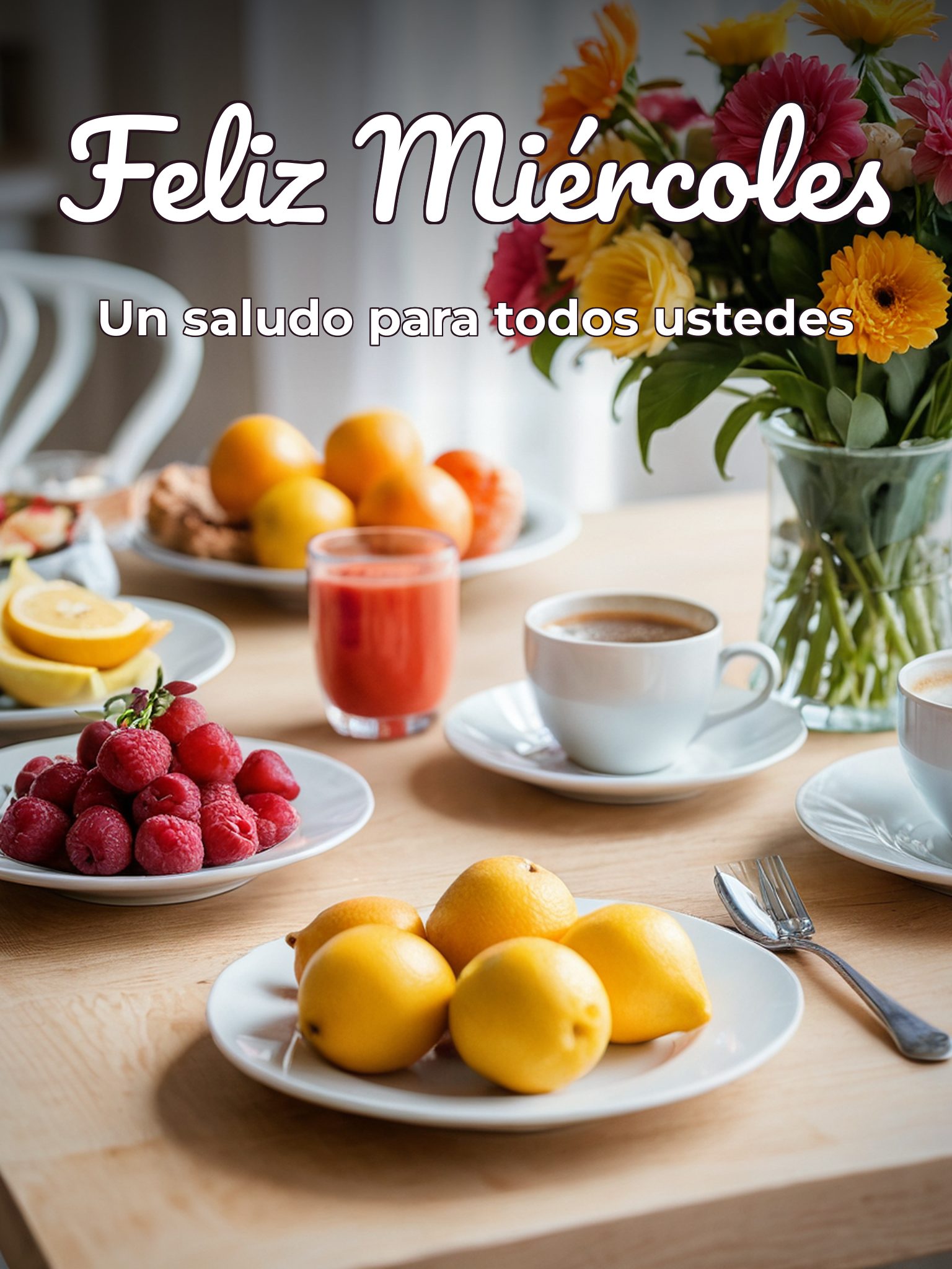 Buenos días amigos feliz miércoles