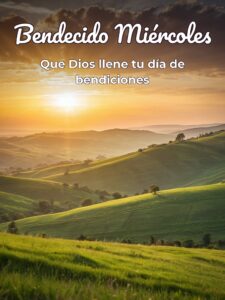 Buenos días feliz miércoles bendiciones para Facebook gratis