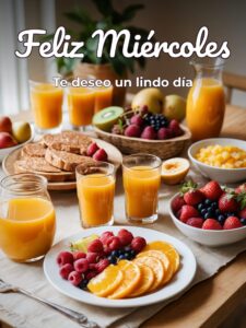Buenos días y feliz miércoles