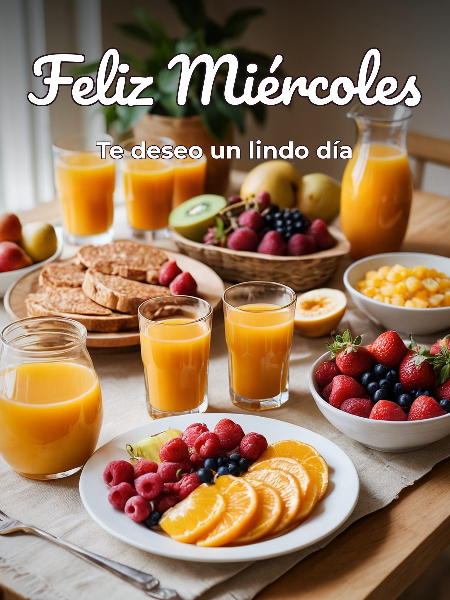 Buenos días y feliz miércoles