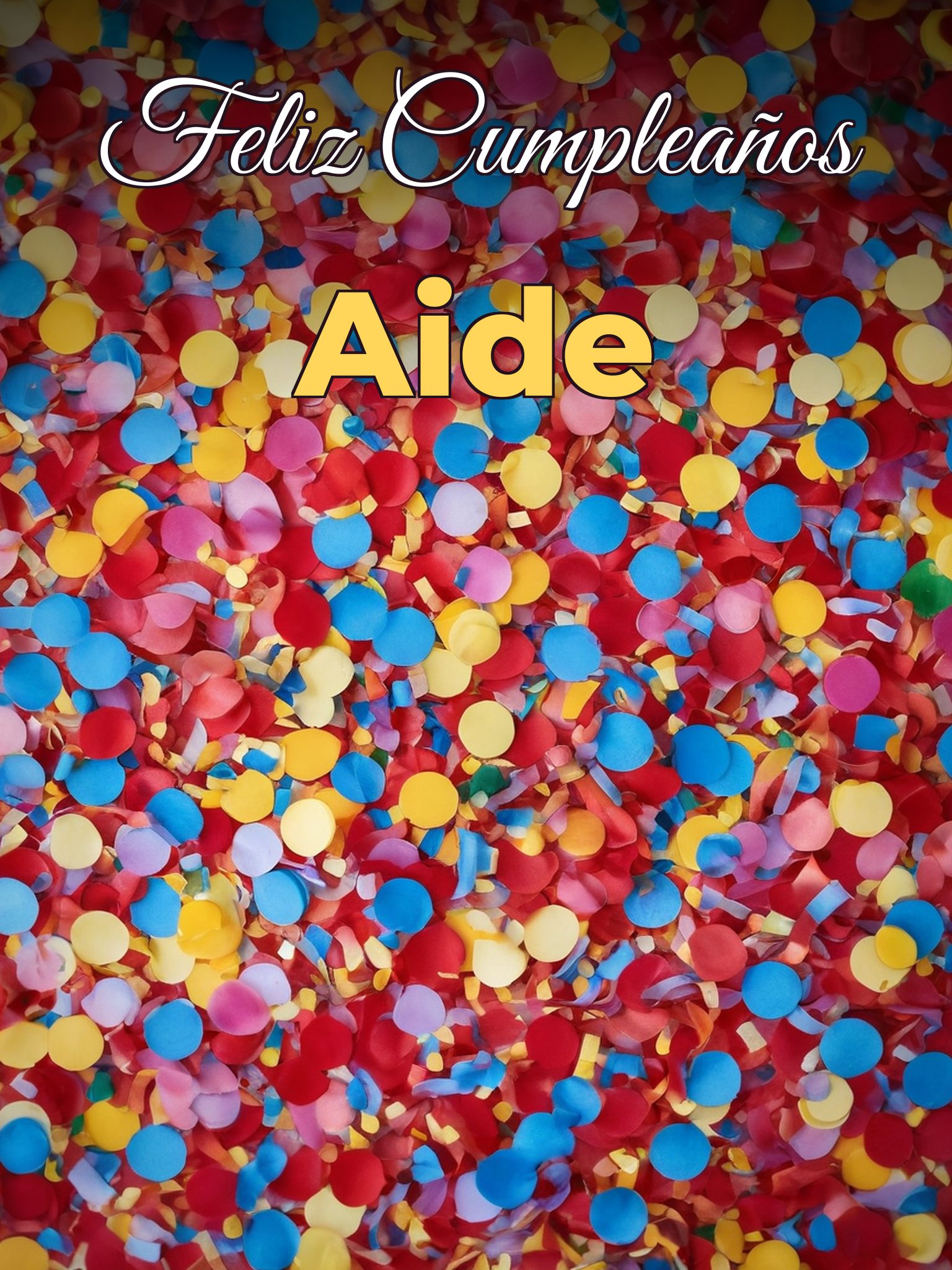 Feliz cumpleaños aide