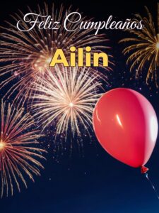 Feliz cumpleaños ailin