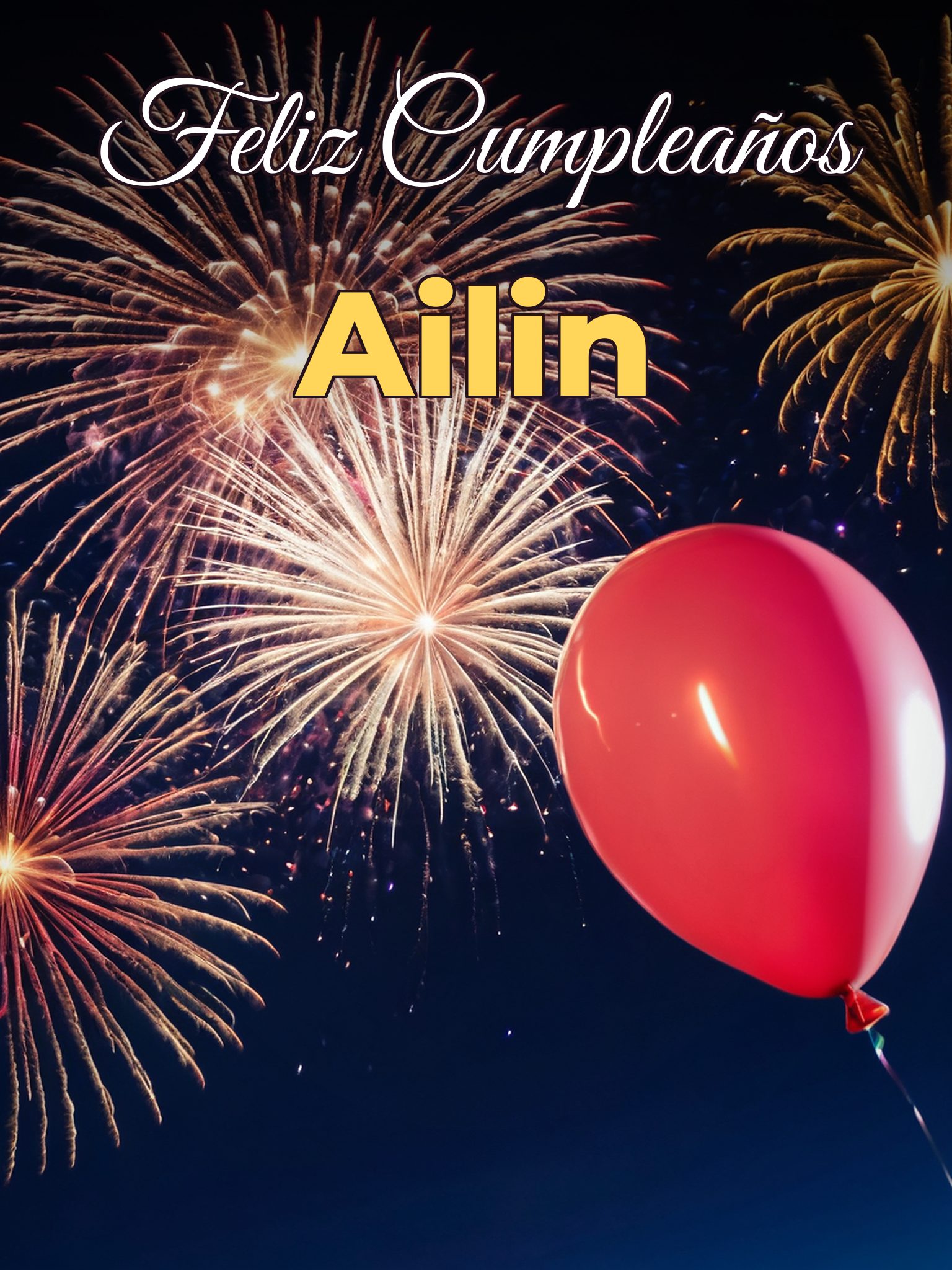 Feliz cumpleaños ailin