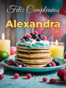 Feliz cumpleaños alexandra