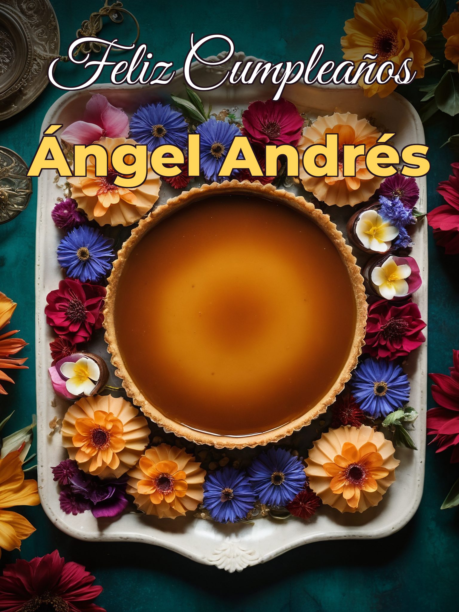 Feliz cumpleaños Ángel Andrés