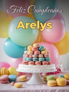 Feliz cumpleaños arelys