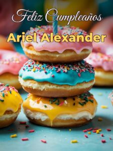 Feliz cumpleaños Ariel alexander