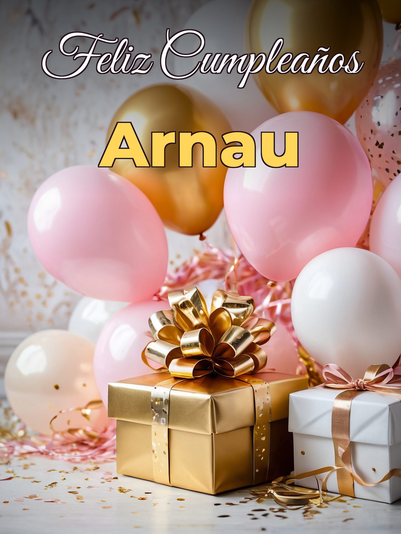 Feliz cumpleaños arnau