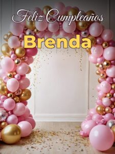 Feliz cumpleaños brenda