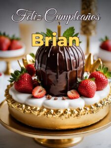 Feliz cumpleaños brian