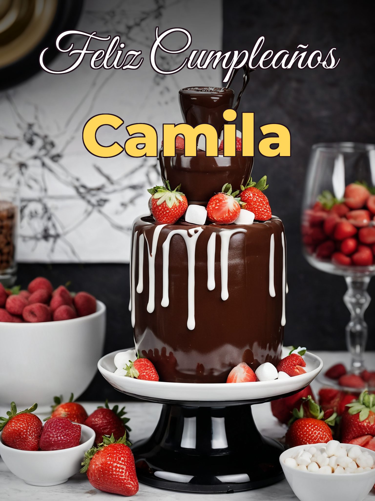 Feliz cumpleaños camila