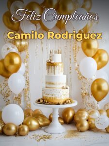Feliz cumpleaños camilo rodriguez
