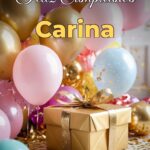 feliz cumpleaños carina