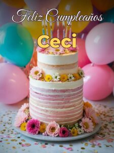 Feliz cumpleaños ceci