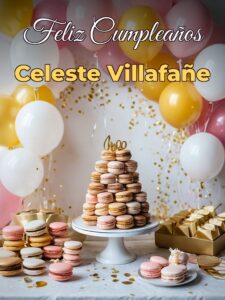 Feliz cumpleaños celeste villafañe