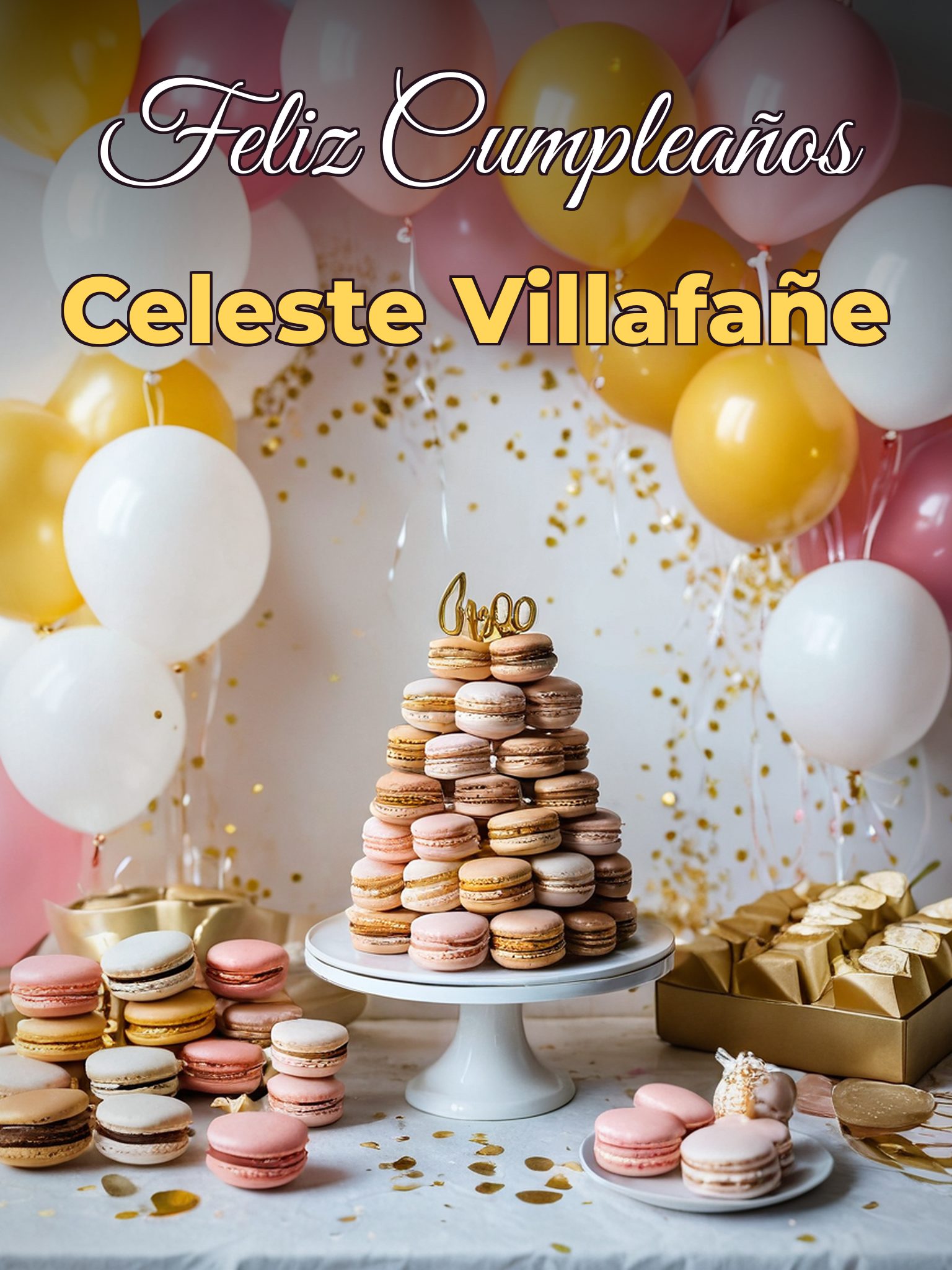 Feliz cumpleaños celeste villafañe